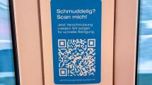Hamburger Hochbahn testet QR-Code zur Verschmutzungsmeldung