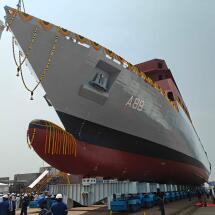 Indian Navy training ship launched