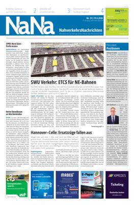NaNa Nahverkehrs-Nachrichten - Seite 1